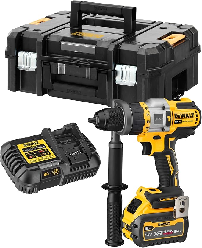 DEWALT DCD999X1-QW 18V ADVANTAGE Premium XRP perceuse-visseuse à percussion sans fil avec 1 x 9Ah Li-Ion-Akku (sans balais)