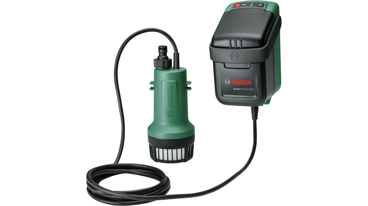 BOSCH GardenPump 18V-2000 Akku-Regenwasserpumpe (Akku nicht im Lieferumfang enthalten)